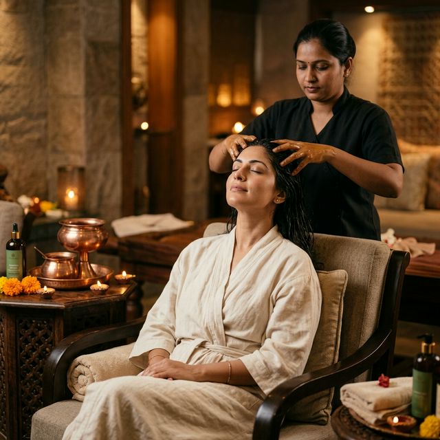 Shiro Abhyanga Therapy