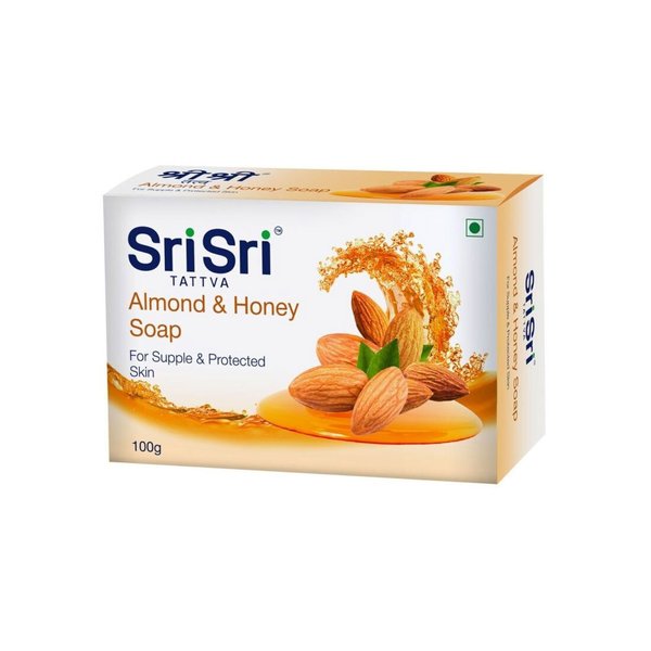 Almond Amp;amp; Honey Soap (Sri Sri, 100Gm)