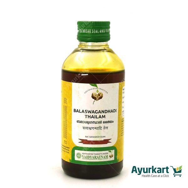 Balaswagandhadi Thailam (Vaidyaratnam, 200ml)
