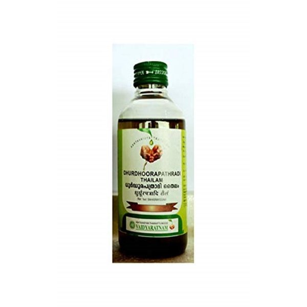 Dhurdhoorapathradi Kera Thailam (Vaidyaratnam, 200ml)