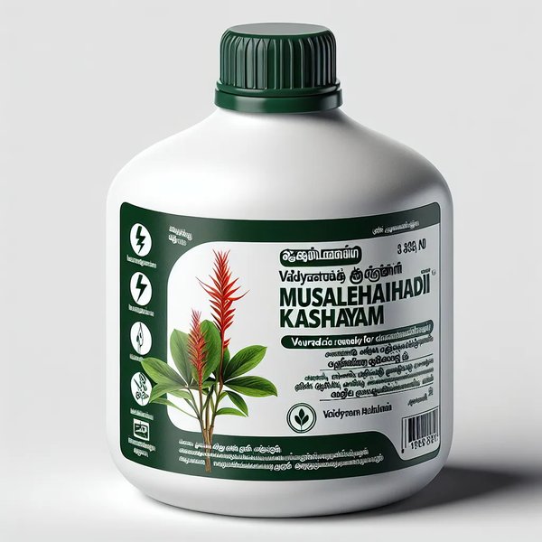 Musaleekhadhiradi Kashayam (Vaidyaratnam, 200ml)