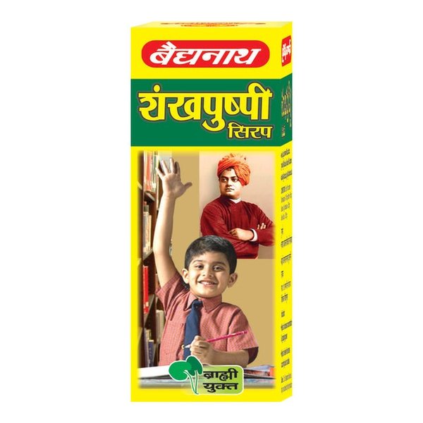 Shankha Pushpi Syrup (Baidyanath, 200ml)