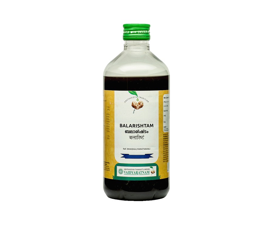 Balaristha (Vaidyaratnam Oushadhasala (P) Ltd., 450ml)