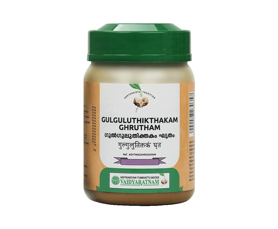 Gulguluthikthakam Ghritham (Vaidyaratnam, 150ml)