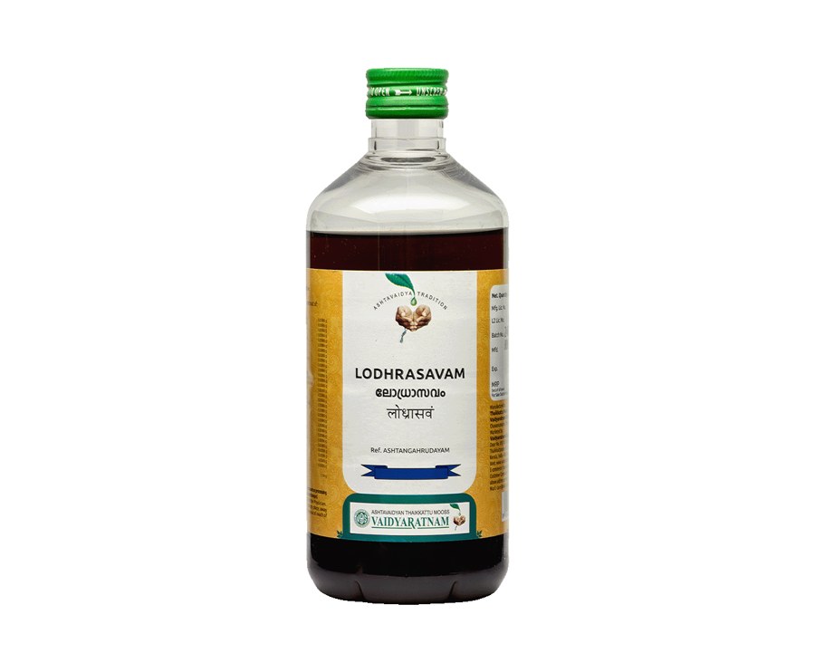 Lodhrasavam (Vaidyaratnam, 450ml)