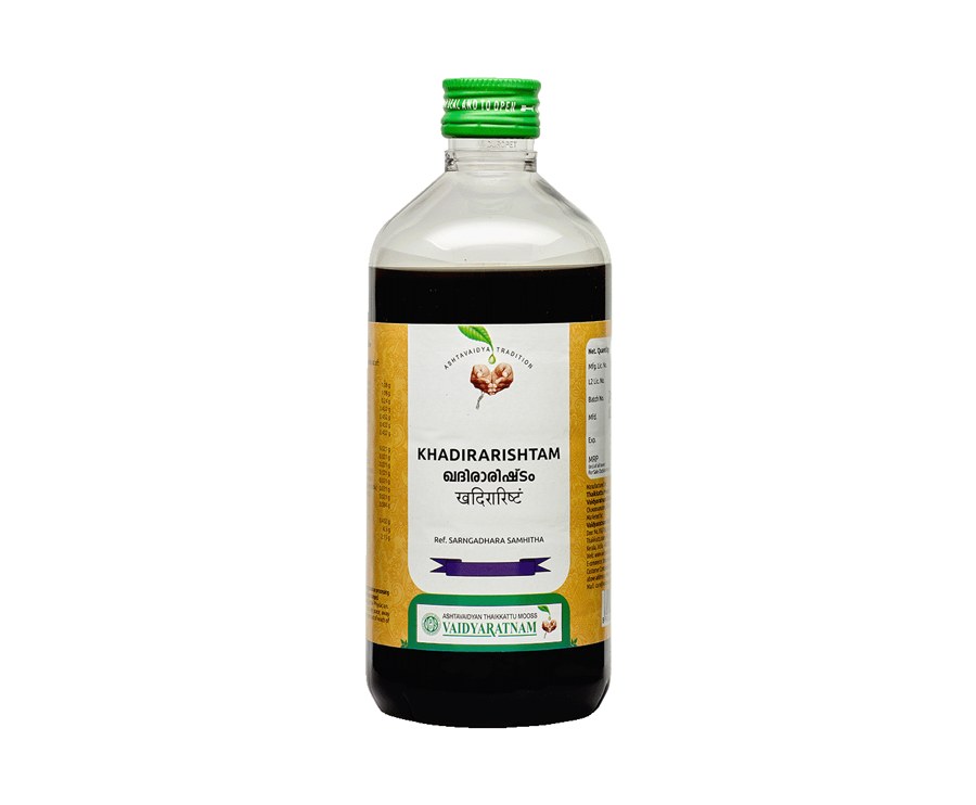 Khadirarishtam (Vaidyaratnam Oushadhasala (P) Ltd.)